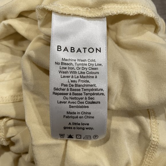Women's Babaton Cropped Tee Size Small - Picture 3 of 4